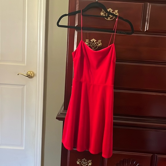 Urban Outfitters Dresses & Skirts - Urban Outfitters XS Red velour dress